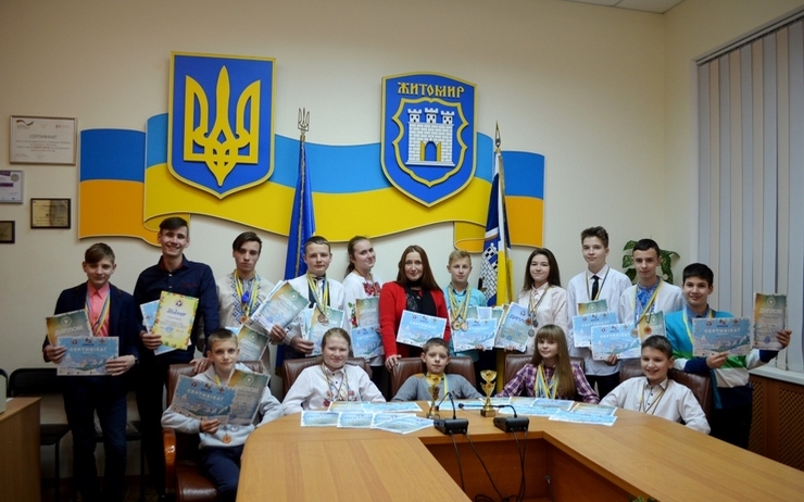 Житомсирські школярі взяли участь в змаганнях «Пошуково-рятувальні роботи в зимових умовах»